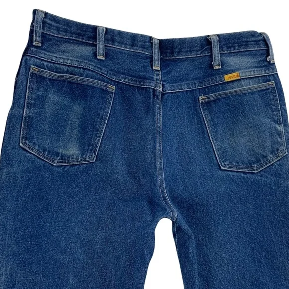 Vintage Rustler Jeans, Authentic Distressing and Grunge, Made in the USA - Picture 11 of 14